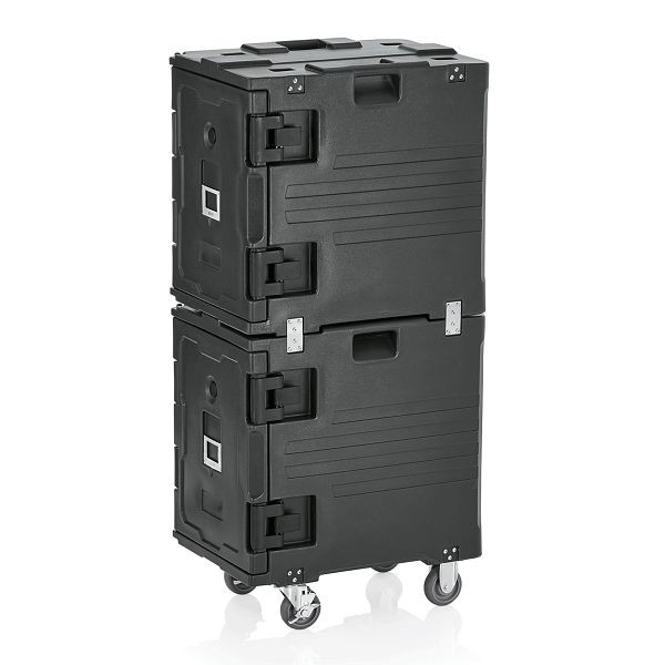 WAS Doppelthermotransportbehälter GN 1/1, 68 x 48 x, 135 cm, Kunststoff mit PU-Isolierung, 3716020