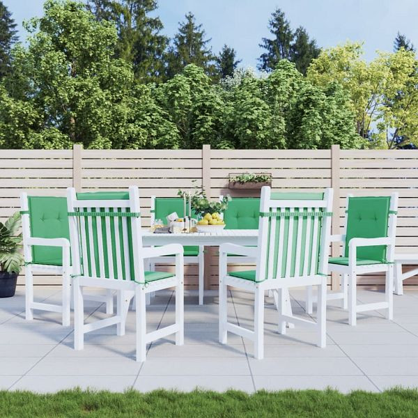 vidaXL Gartenstuhlauflagen für Niedriglehner 6 Stück Grün 100x50x3 cm, 314136