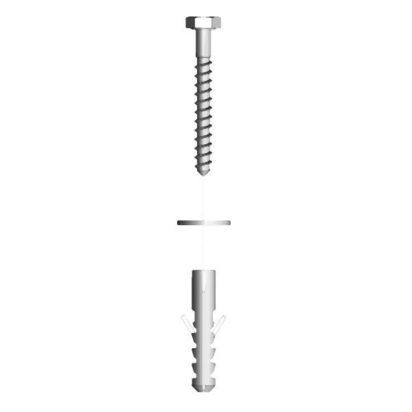 hofe Bodenverankerungsset, für Stecksystem Orion Plus verzinkt, komplett, ZW49