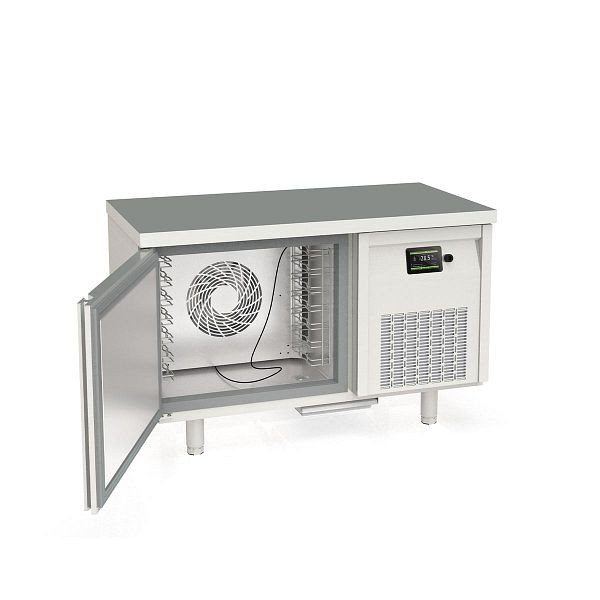 Vaiotec TOPLINE Schockfroster 700 Edelstahl, für 7x GN1/1 (40 mm), Aggregat rechts, 11716