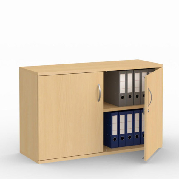 Deskin Flügeltürenschränke MULTI M pro, Buchedekor, B 1200 x H 780 x T 420 mm, 278065