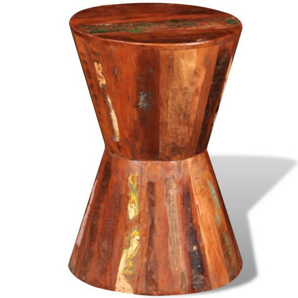vidaXL Hocker Altholz Massivholz, Antik-Stil, höchster Sitzkomfort, 241627