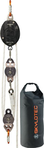 Skylotec Gordon Flaschenzugsystem Last-Gerät konfiguriert 4:1, Seillänge: 25 m, SET-438-4-25