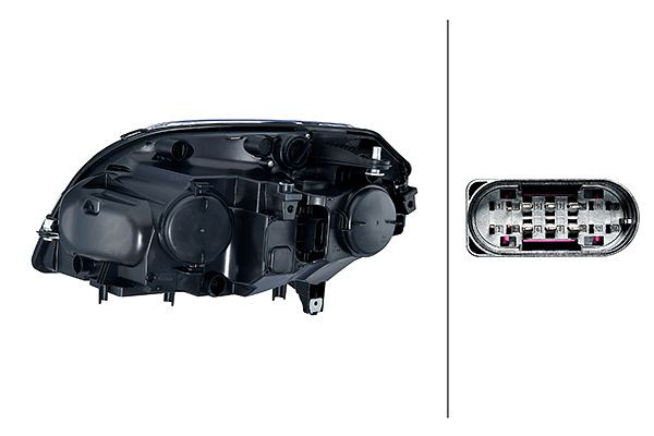 HELLA Glühlampe-Hauptscheinwerfer, für u.a. MERCEDES-BENZ GLK-CLASS (X204), ECE/CCC, für Rechtsverkehr, rechts, 1EG 354 878-021