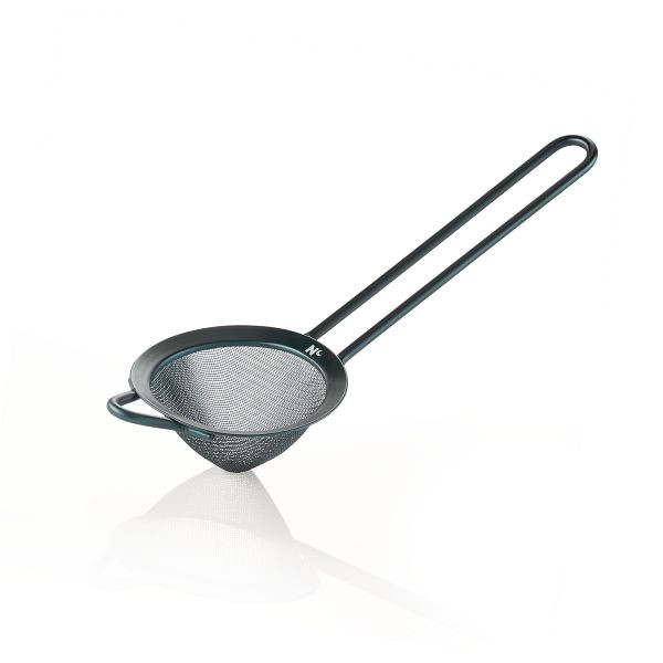 WAS Feinmaschiges Sieb NOCTURN, Ø 9 cm, 25,5 cm, blau matt, Chromnickelstahl 18/8, 8306203