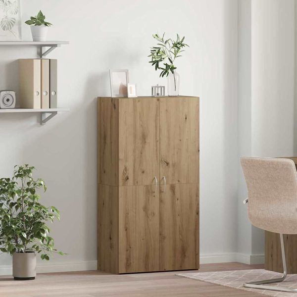 vidaXL Büroschrank Artisan-Eiche 60 x 32 x 115 cm Holzwerkstoff, 879637
