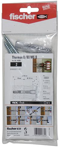 Fischer Thermax 8/180 M6 B, VE: 5 Stück, 520115