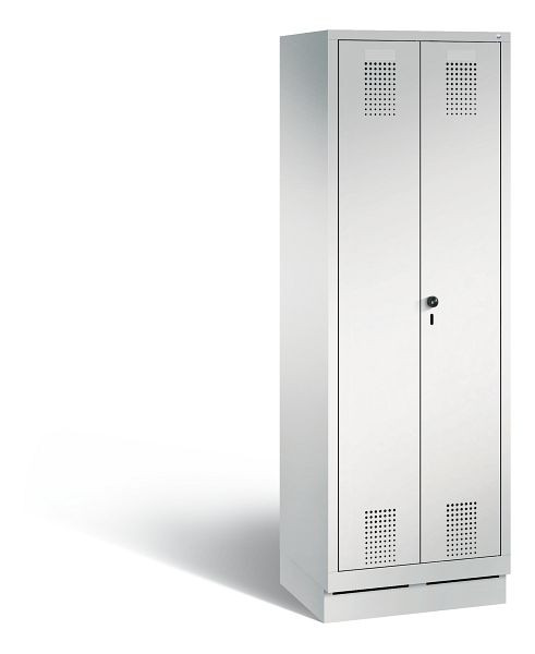 C+P Putzmittel-Spind Evolo, 2 Abteile, H1800xB610xT500 mm, Grau, 48120-00 S10064