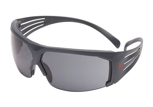 3M Schutzbrille SecureFit 600, grau, Polycarbonat-Scheibe, 271-455