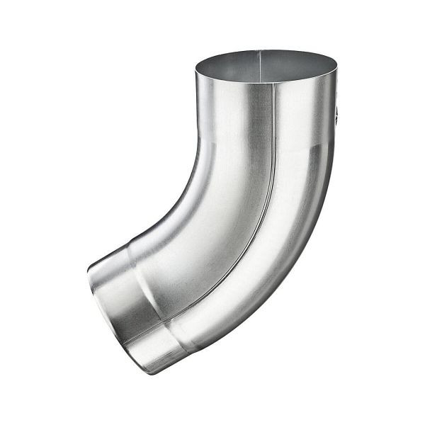 Grömo Zink-Rohrbogen 60Grad, 87mm, mit Einzug 62027, 106473
