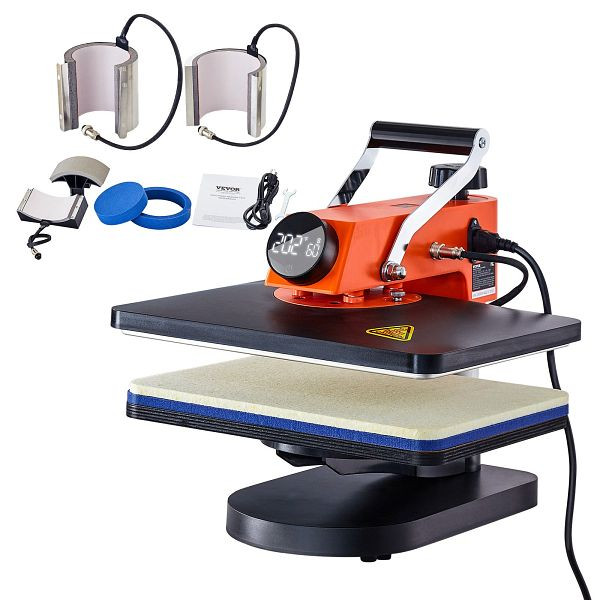 VEVOR Wärme Presse Maschine 12x15 Zoll 6in1 Sublimation Transfer T-shirt, YTSTHJY121561J3VHV2