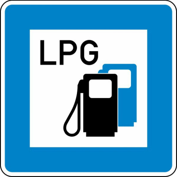 Stein HGS Tankstelle mit Autogas Nr. 365-53, 600 x 600 mm, Flachform 2 mm, RA1, 365-53-111
