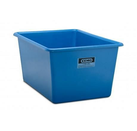 Cemo Rechteckbehälter 550 l blau, Maße: 132 x 97 x 63 cm, 7995, 4052886109847
