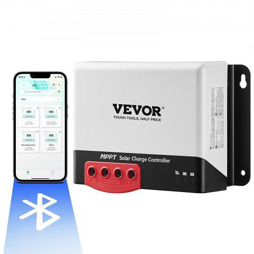 VEVOR 30A 12V 400W/24V 800W MPPT Solarladeregler mit TTL-Kommunikationsschnittstelle Kompatibel mit Deep-Cycle-Batterien, DYTYNCDKZQNZLQFLPV9