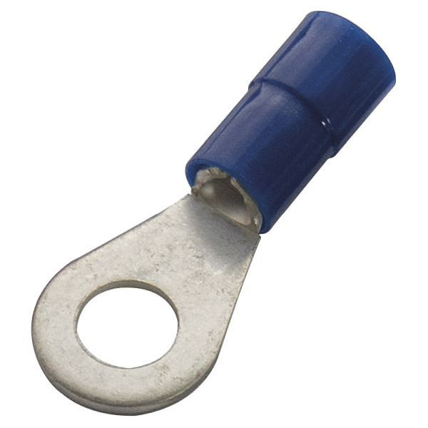 Haupa Ringkabelschuh blau PVC-isoliert 1,5-2,5 mm² M3, VE: 100 Stück, 260267