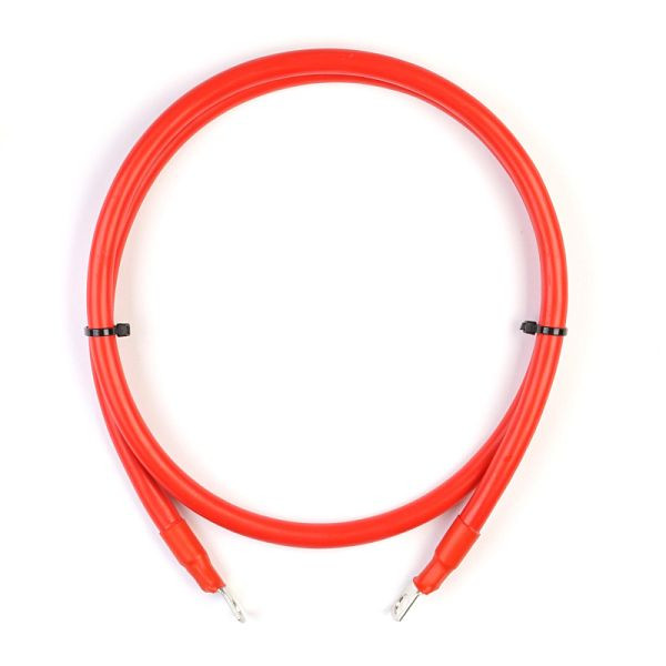 WATTSTUNDE Batteriekabel 35mm² M8/M10 130cm rot, 400-1278-07