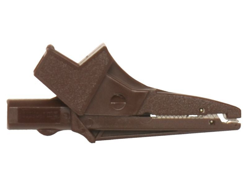 Metrel Krokoklemme braun, A 1297
