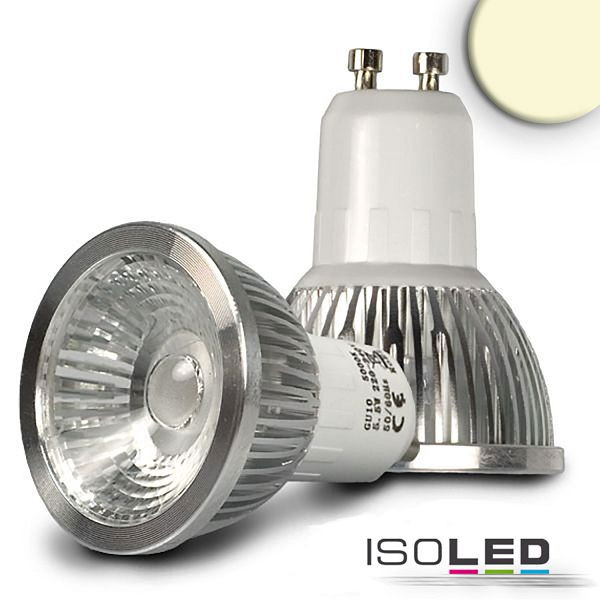 ISOLED GU10 LED Strahler 5,5W COB, 70°, warmweiß, dimmbar, 111932