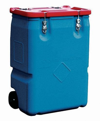 DENIOS Transport- und Sammelbehälter für Gefahrgut, 170 Liter Volumen, 151338