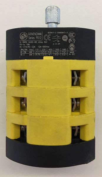 ELMAG Schalter 230/0/380 Volt für EUROCOMBI 210 AC/DC, 9505027