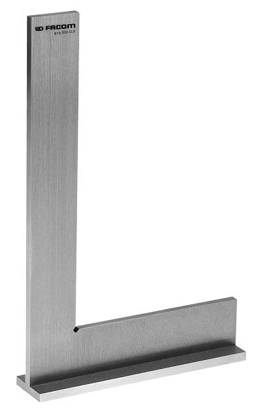 Facom Präzisionswinkel mit Anschlag, Edelstahl, Klasse 0, 100 x 70 mm, 819.100CLO