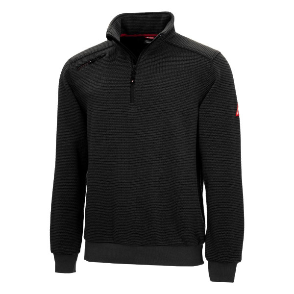 NITRAS MOTION TEX PLUS, Pullover, Größe: XS, Farbe: schwarz, VE: 10 Stück, 7035-XS