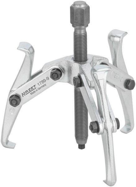 Hazet Universal Abzieher, 3-armig, Max. Tonnen: 3 t, Spannbereich rund max: 90 mm, Spanntiefe (mm): 80, Spindel: M 14 x 1, 5 x 125 mm, 1789-9