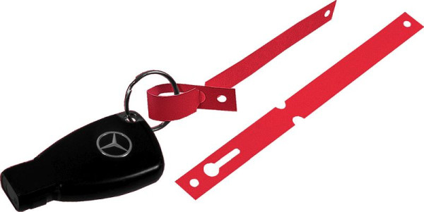 Eichner Schlüsselanhänger aus Tyvek, rot, VE: 1000 Stück, 9219-00815