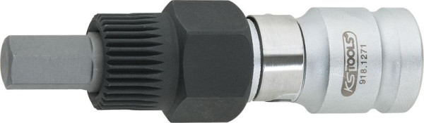 KS Tools 1/2" Lichtmaschinen-Kombischlüssel Innensechskant, 10,0 mm, 70 mm, 150.3157