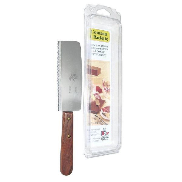 Tellier Raclette-Messer, glatte Seite zum Abkratzen und mikroverzahnte Seite zum Schneiden, GP968