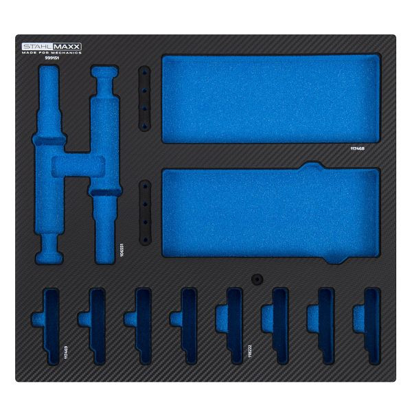 Stahlmaxx Schaumstoffeinlage 2/3 für Porsche, 999151, XXL-999151S