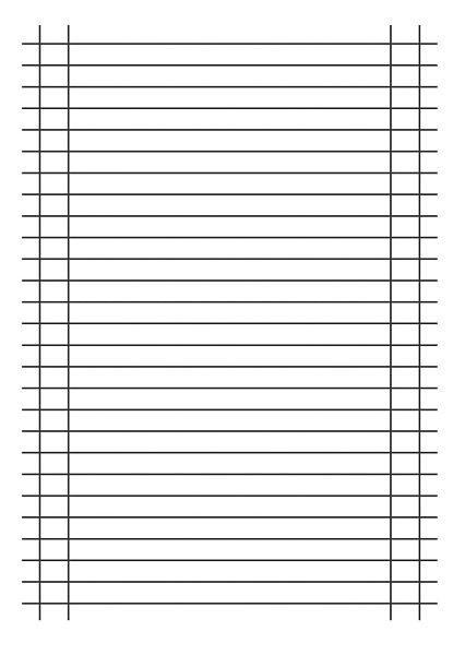 Ursus Green Linienblatt liniert/kariert A4 100 Blatt 80g/qm, 082402