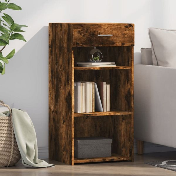 vidaXL Sideboard Räuchereiche 45x42,5x93 cm Holzwerkstoff, 846324