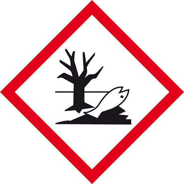 SafetyMarking GHS-Gefahrenpiktogramm, Symbol 09: Umwelt, BxH 10x10 cm, Folie, selbstklebend, spezieller Oberlächenschutz, 39.0055-09