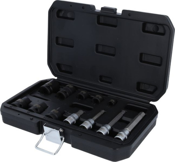 KS Tools Bremssattelverschraubung-Spezial- Stecknuss-Satz, 12-teilig, 150.2400
