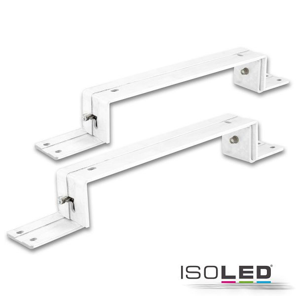 ISOLED Montagebügel 2 STK für ISOLED LED Panel 300x1200, weiß RAL 9016, 114702