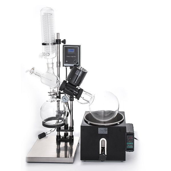VEVOR 5L Rotationsverdampfer Set 40W Laborgeräte 12 cm Rotavapor Laborgeräte Heizung Wasserbad, XZZFQ5LSD00000001V2