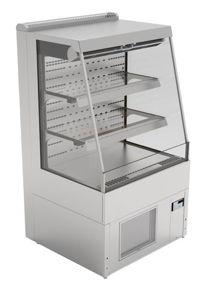 Ideal Ake Impuls-Verkaufsregal CALEO COLD 80, für Take-Away Kühlprodukte und Getränkekühlung, steckerfertig, Umluftkühlung, 484356601