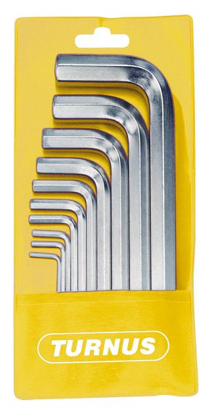 KUKKO Winkelschraubendreher Satz, Außensechskant: 1/16; 1/8; 3/16; 1/4; 3/8, VE: 10 Stück, 204-809