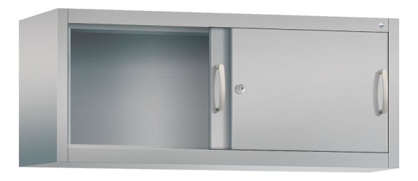 C+P Aufsatzschrank Acurado, H500xB1200xT400mm, Farbe: Weißaluminium, Bügelgriff, 1 OH, 2044-00 S10045