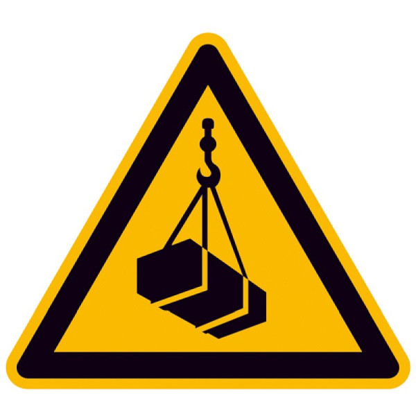 Stein HGS Warnschild, Warnung vor schwebender Last, 315 mm / Alu, geprägt, 11.a8225