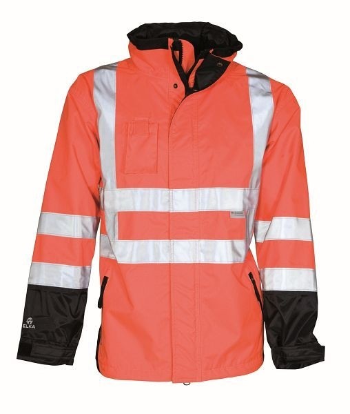ELKA Visible Xtreme 2-In-1 Jacke Farbe: Warnrot/Schwarz Größe: M, 086100R062.M
