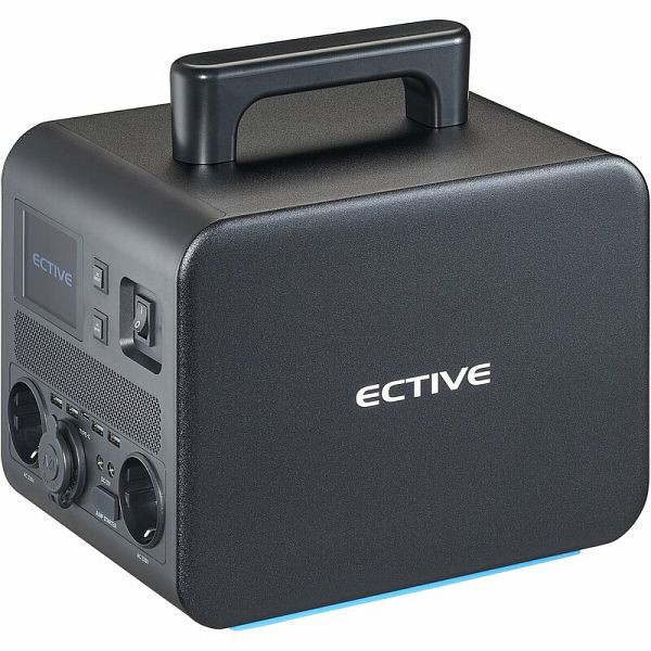ECTIVE BlackBox 5 Powerstation 500W 512Wh Reine Sinuswelle 230V Lithiumbatterie 20Ah 25,6V, TN3674