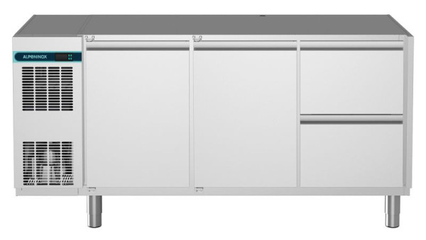 ALPENINOX Tiefkühltisch CLM-TK 700 3-7011, für GN 1/1, steckerfertig, Umluftkühlung, 402712201
