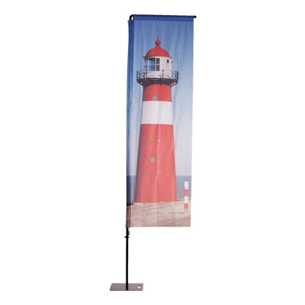 Showdown Displays Beachflag Alu Square 375cm Druck Doppelseitig, BFAS375GDS