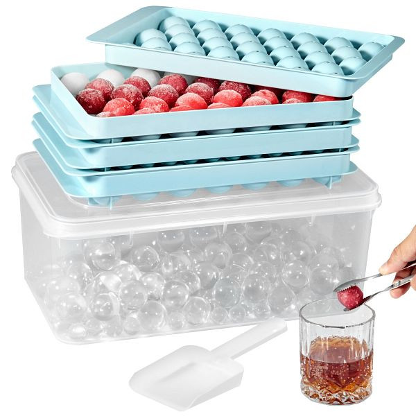 VEVOR Eiswürfelbereiter Eiswürfelformen 33 / 104 Stück Pro Mal Eiskugel 2,8/1,5 cm Eiswürfelform Eiskugelforner Eisschaufel, BQZZJLST33104V6YXV0