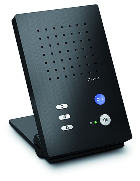 TCS Audio Innenstation zum Freisprechen Serie Carus ADAPTO, Tischgerät schwarz, CAI1010-0156