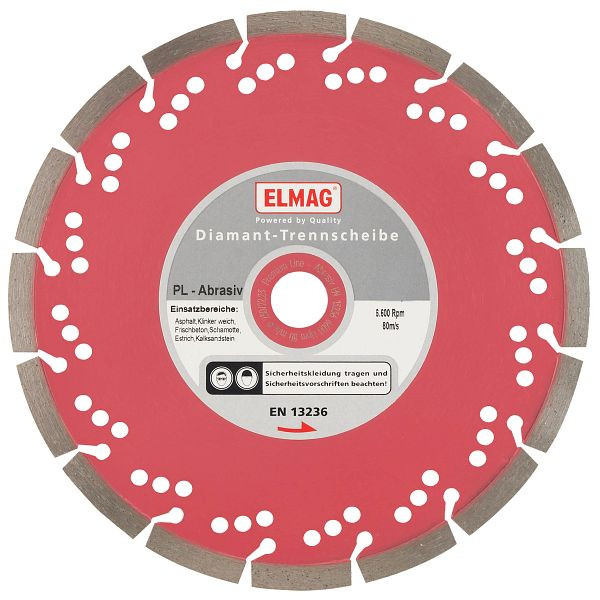 ELMAG Diamantscheibe 350 mm, PREMIUM LINE - ABRASIV, Bohrung: 30,0 mm, 61586
