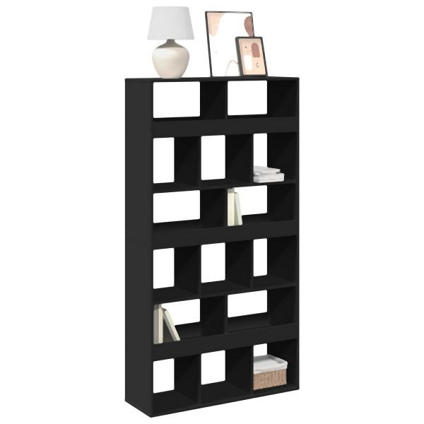 vidaXL Bücherregal Schwarz 100x33x187,5 cm Holzwerkstoff, 3309376