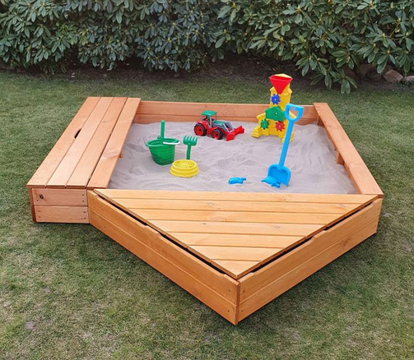 Promex Sandkasten "MULTI" + Bug- + Sitzbox, 509043, 4012379090434